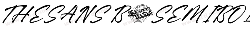 THESANS B6SEMIBOLD字体转换